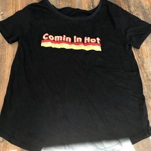 Indy brand black T-shirt coming in hot